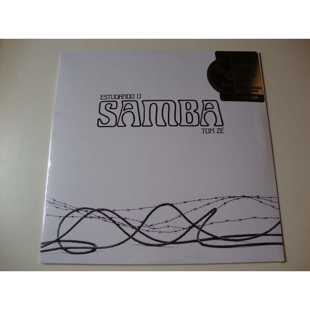 LP Vinil Tom Zé Estudando o Samba Lacrado 180 gramas Shopee