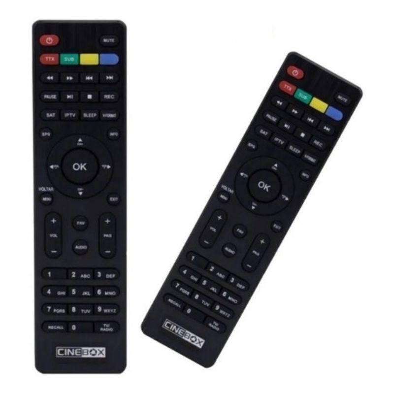 Controle Remoto Receptor Cinebox Fantasia Supremo Linha X Z E