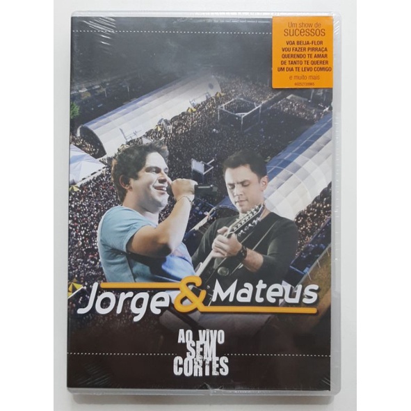 Dvd Jorge Mateus Ao Vivo Sem Cortes Shopee Brasil