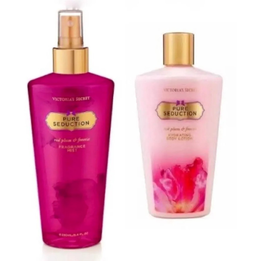 Kit Body Splash Ref Victoria Secret Creme Hidratante Pure Seduction