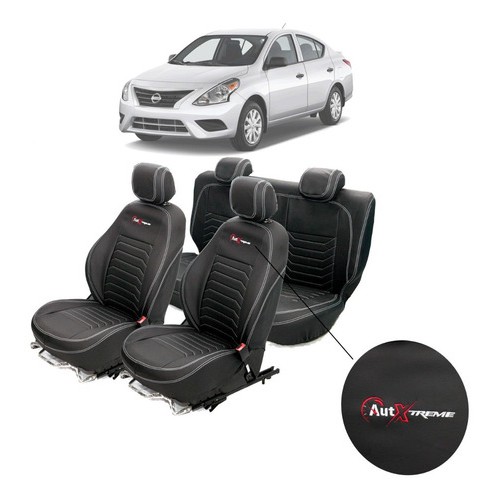 Capa De Couro Banco Auto Xtreme Nissan Versa A Shopee Brasil