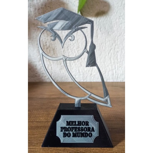 Troféu Dia Dos Professores Troféu melhor professora do mundo