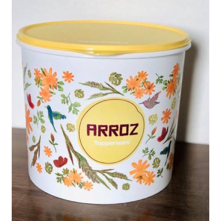 Caixa Arroz Floral Kg Tupperware Shopee Brasil