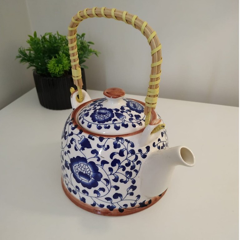 Chaleira Oriental De Porcelana Ml Shopee Brasil