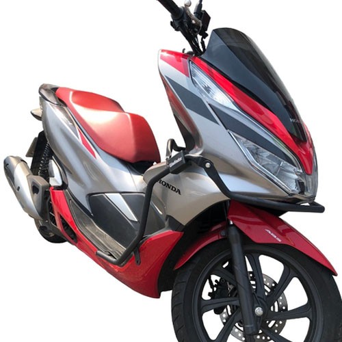 Protetor Carenagem Honda PCX 2019 2021 Pedaleira Preto SK