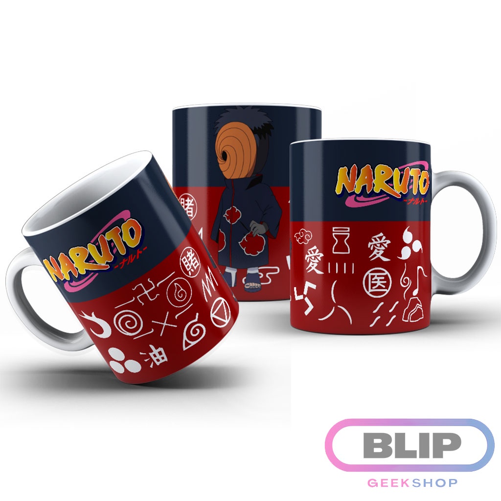 Caneca Personalizada Akatsuki Tobi Obito Ml Shopee Brasil