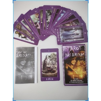 Baralho Tarot Das Bruxas 26 Cartas 1 Livreto Shopee Brasil