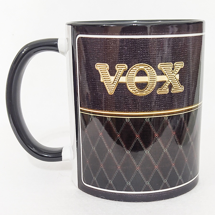 Caneca Exclusiva Amplificador Guitarra Beatles Vox Ingles 325ml AAA