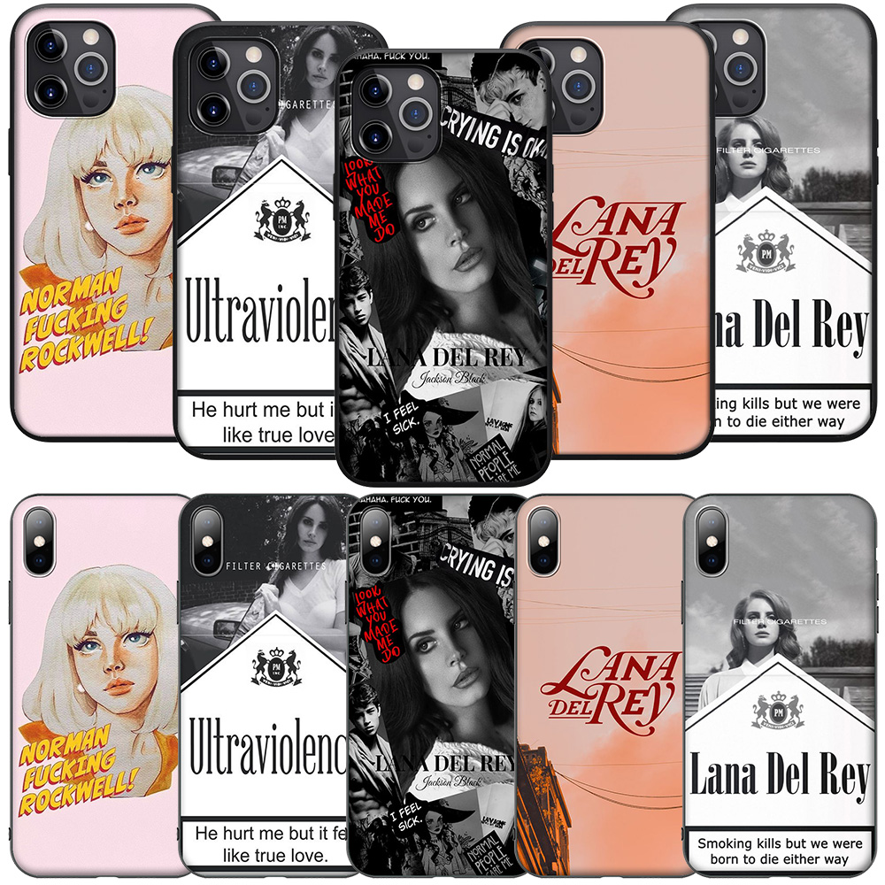 Va Lana Del Rey Capa De Silicone Macia Para Iphone Mini Pro Xs