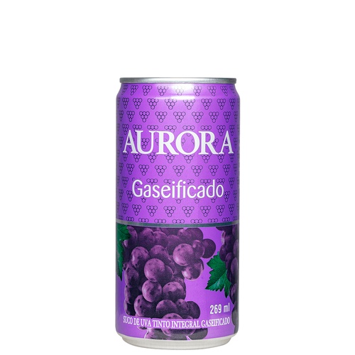 Suco De Uva Aurora Tinto Integral Gaseificado Lata 269 Ml Shopee Brasil