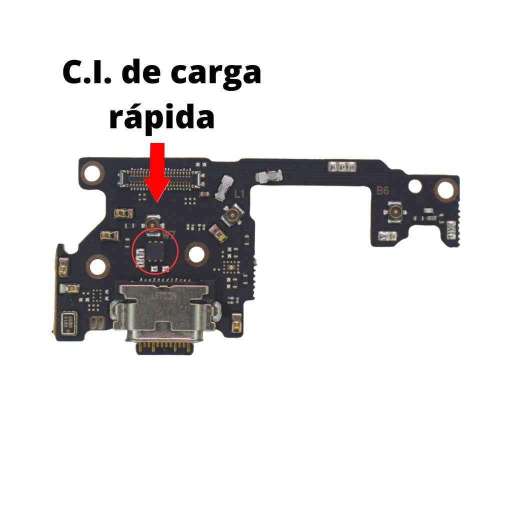 Placa Flex Carga Conector Compatível Moto Edge 20 Carregamento Turbo