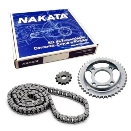 kit relação transmissão factor 125 ybr original nakata Shopee Brasil