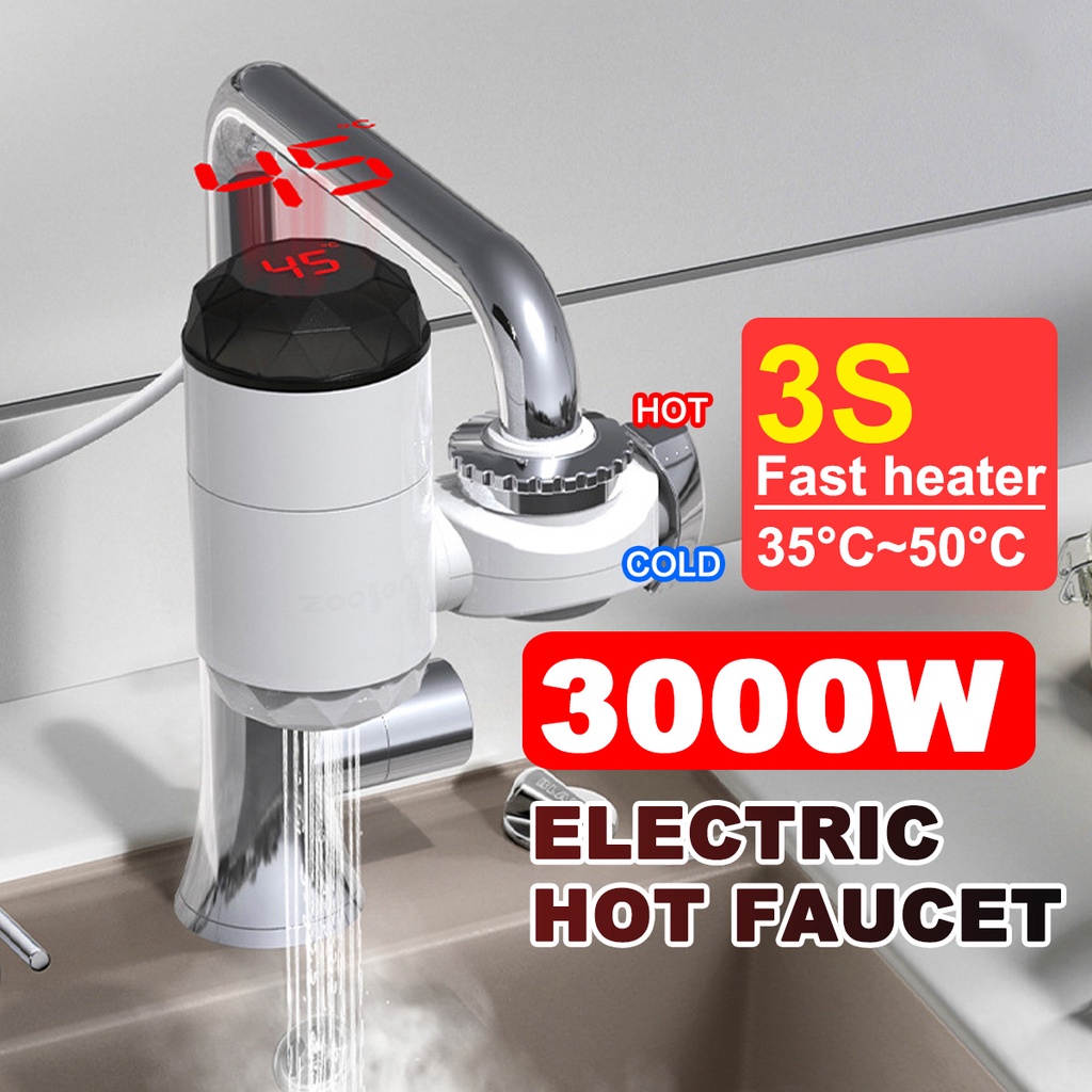 Aquecedor Elétrico De Água De Torneira Quente De 3000W De Aquecimento A