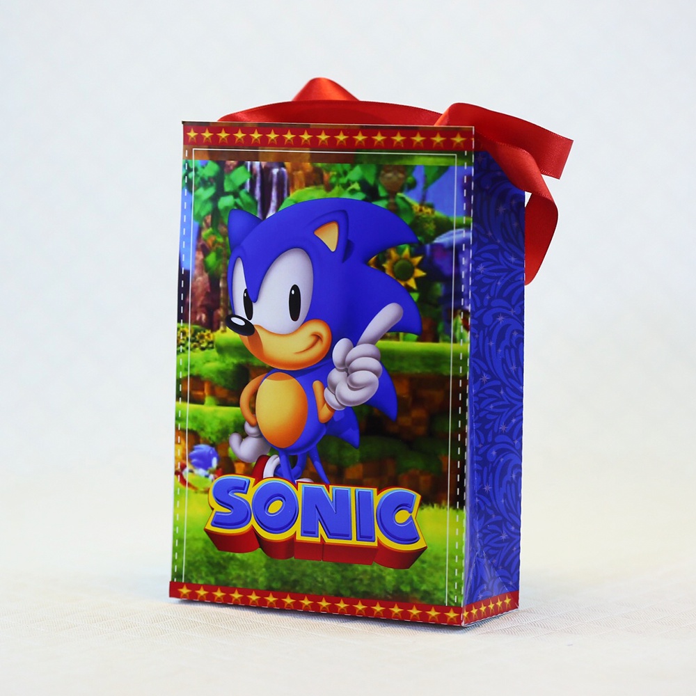 Sacolinha Surpresa Personalizada Festa SONIC Shopee Brasil