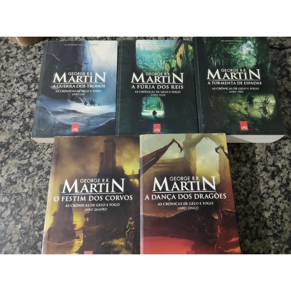 Coleção Game Of Thrones As Crônicas de Gelo e Fogo George R R