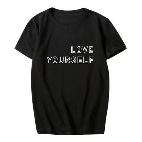 Camiseta Kpop Bts Love Yourself Coreia Camisa Unissex Shopee Brasil