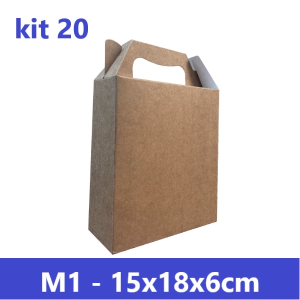 Caixa Para Presente Mala C 20 Unidades 15x18x6 M1 KRAFT Shopee Brasil