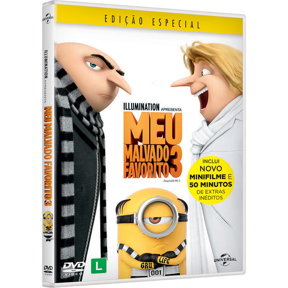 DVD Meu Malvado Favorito 3 NOVO E LACRADO Shopee Brasil