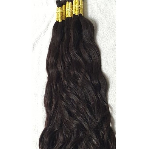 Cabelo Humano Natural Virgem Ondulado 50 55cm 100 Gramas Shopee Brasil