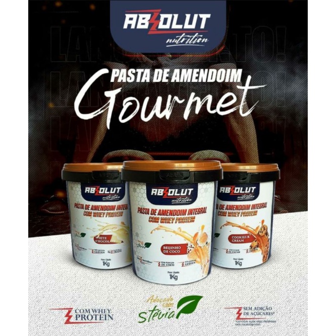 Kit Pastas De Amendoim Gourmet Kg Absolut Nutrition Shopee Brasil