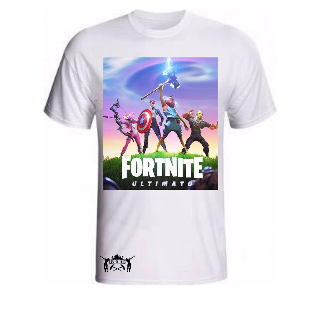 Camisa Fortnite Camisa Infantil Camisa Adulto Shopee Brasil