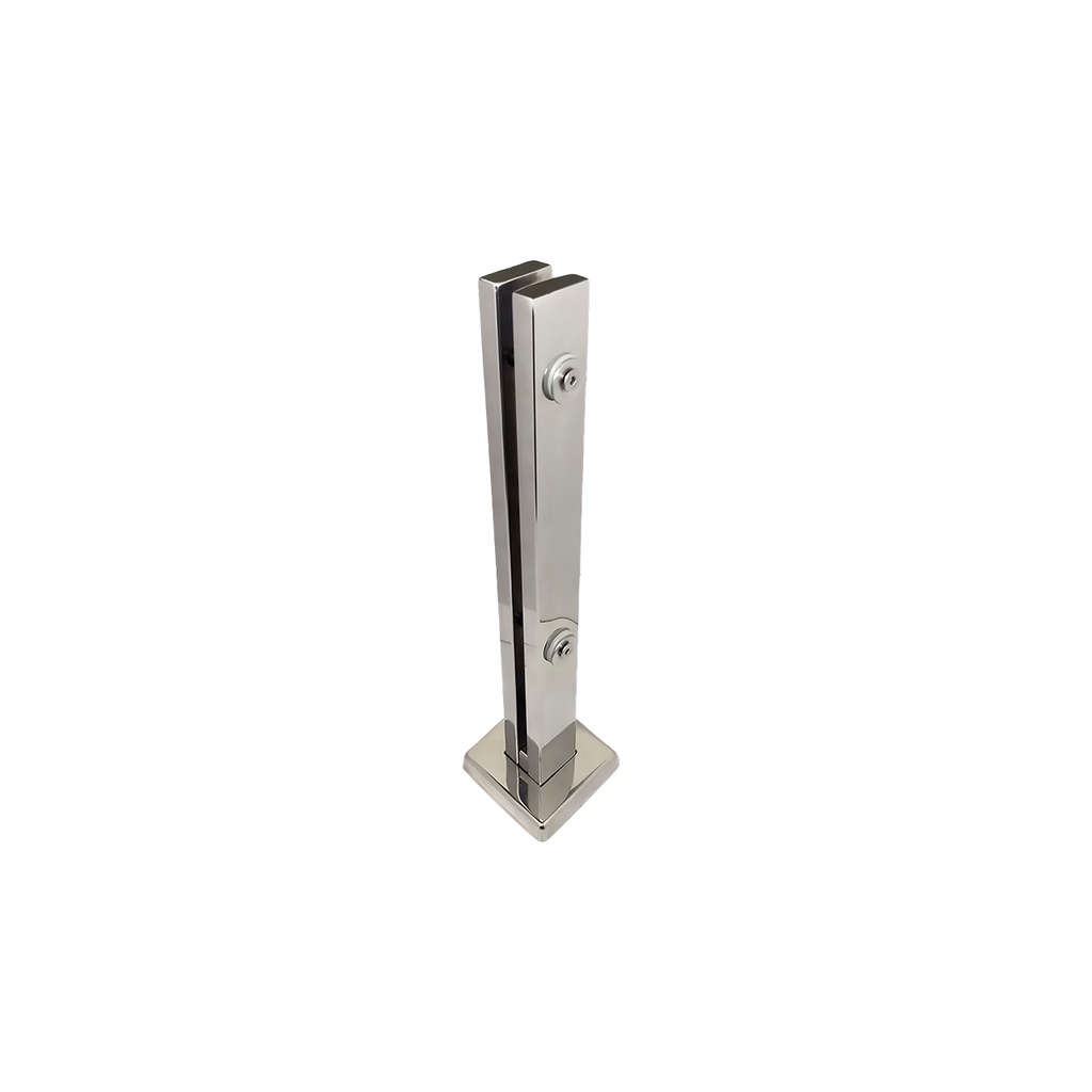 Coluna Torre De Inox 304 40 Cm 2 Furos Guarda Corpo Shopee Brasil