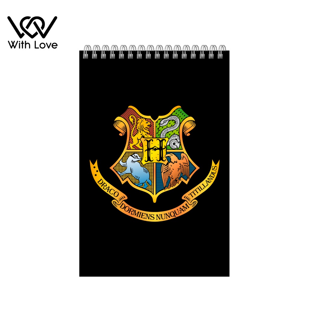 Bloco De Notas Harry Potter Hogwarts Shopee Brasil