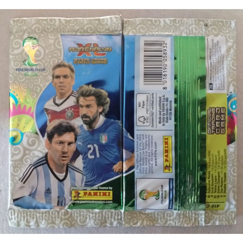 Envelope De Cards Lacrado Lbum Copa Do Mundo Fifa Brasil