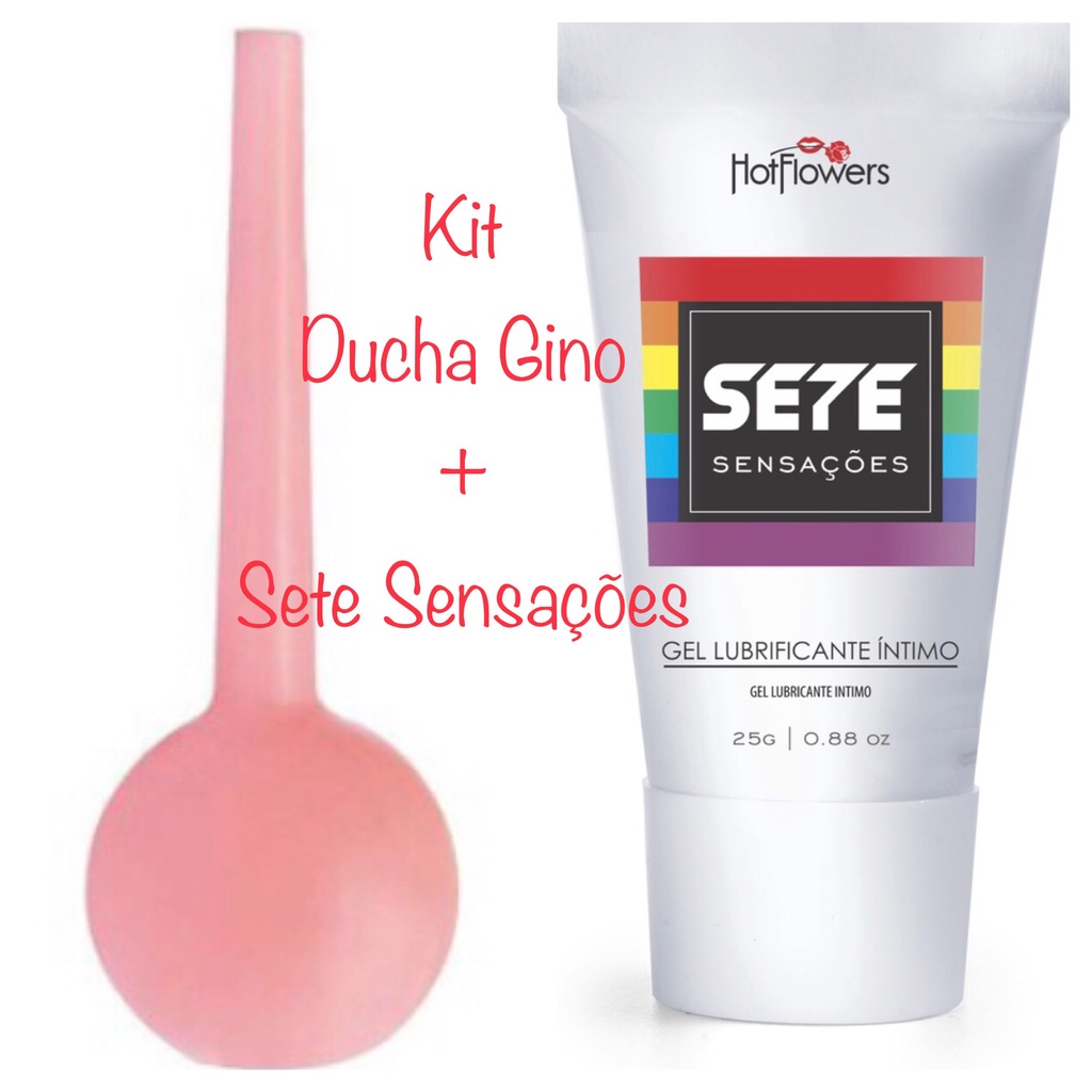 Kit Ducha Íntima Gino Chuca Lubrificante UNISSEX Sete Sensações Hot