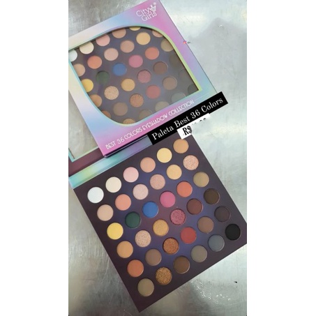 Paleta De Sombras City Girls Cores Eyeshadow Colection Maquiagem