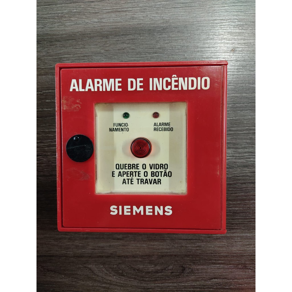 Acionador Manual De Alarme De Incendio S Martelo Siemens Shopee Brasil