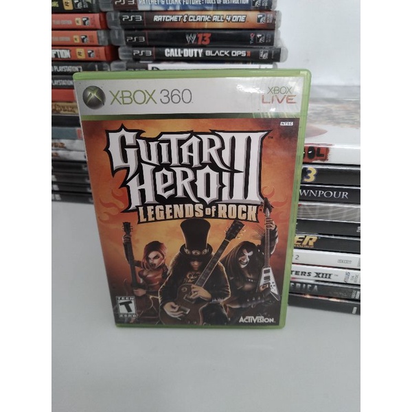 Guitar Hero Xbox M Dia F Sica Original Shopee Brasil