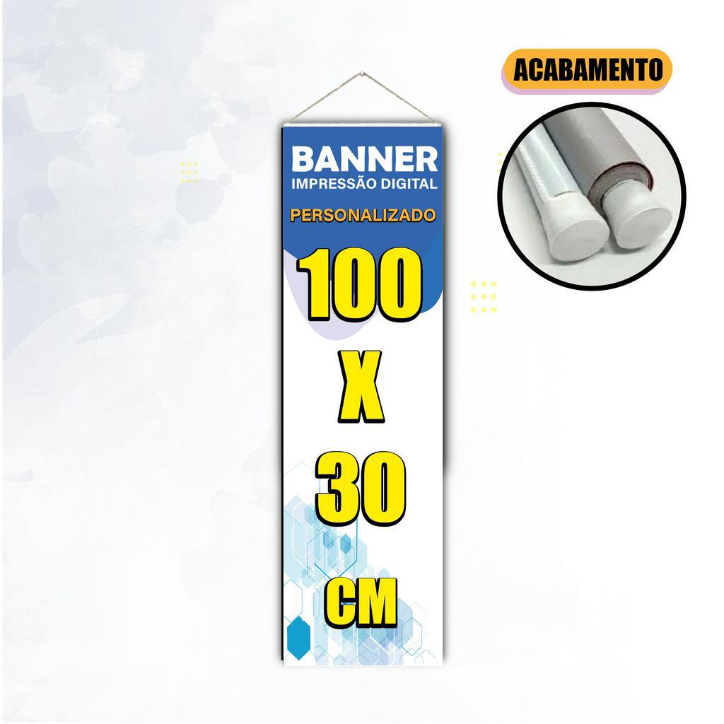 Placa Faixa Banner Personalizado 100x30 Cm Shopee Brasil