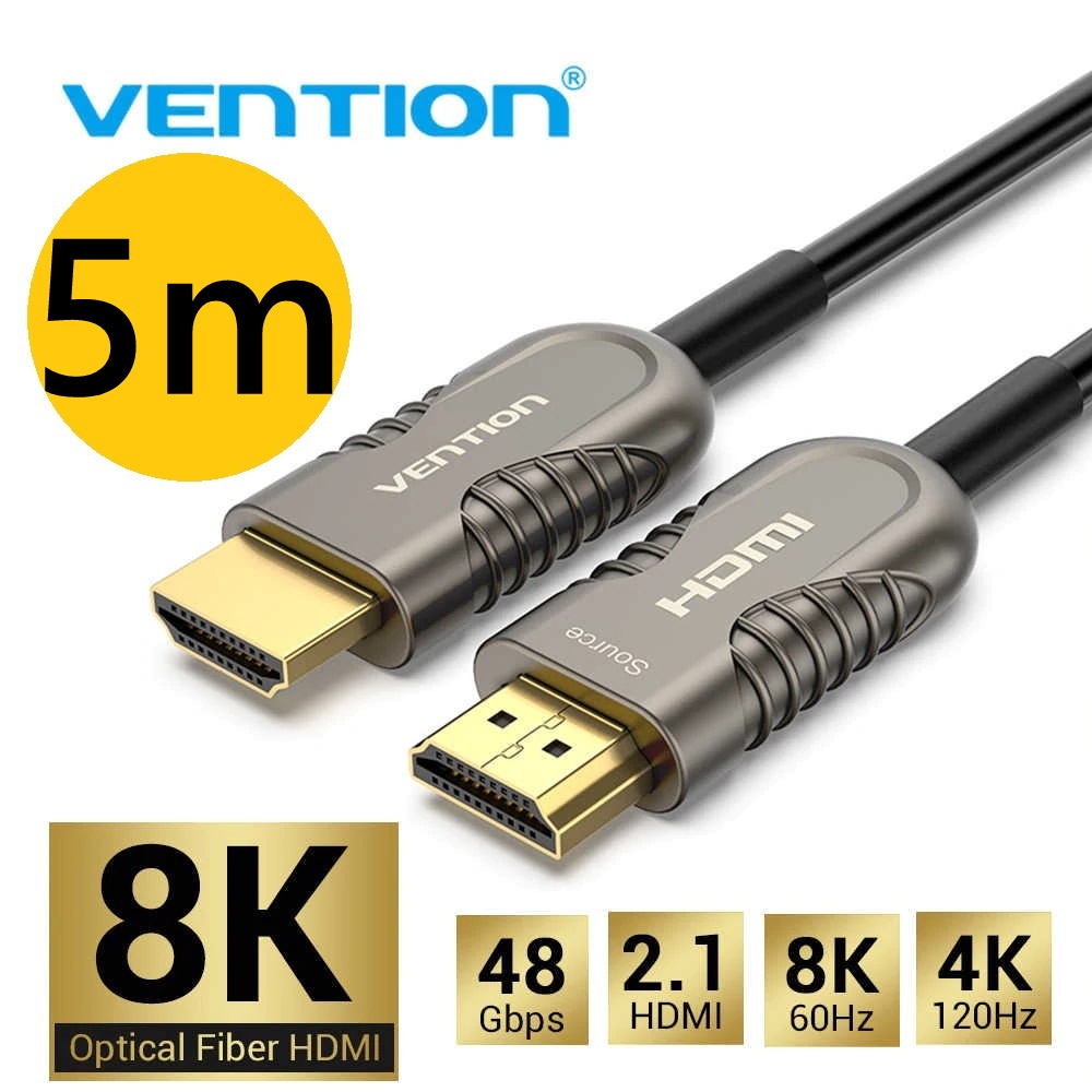 NOVO CABO HDMI 2 1 8k 240 Hz FIBRA OTICA VENTION Ideal Rtx 4090