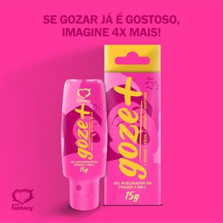 Acelerador De Prazer Feminino Goze Mais 4 Em 1 Gel Excitante 15g