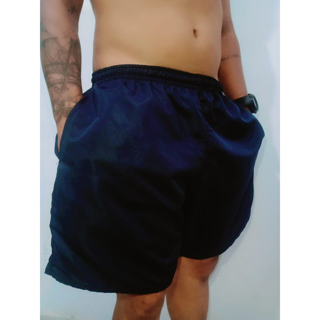 Kit Short Masculino Microfibra Liso Mauricinho Praia Moda Neymar