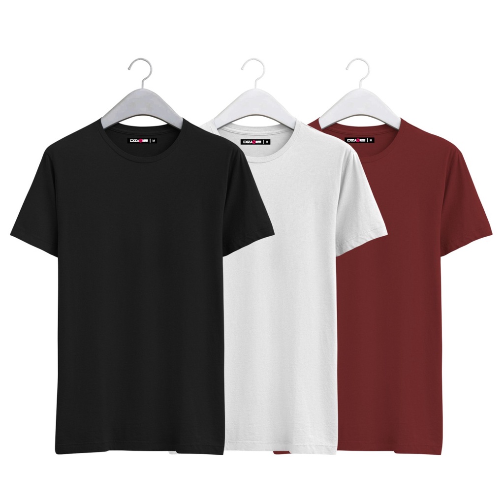 Kit Camisetas Masculinas B Sicas Lisas Algod O Premium Shopee