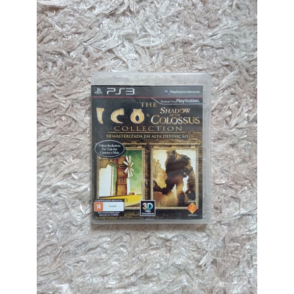 Ico Shadow of the Colossus Colection PS3 Mídia Física Shopee Brasil