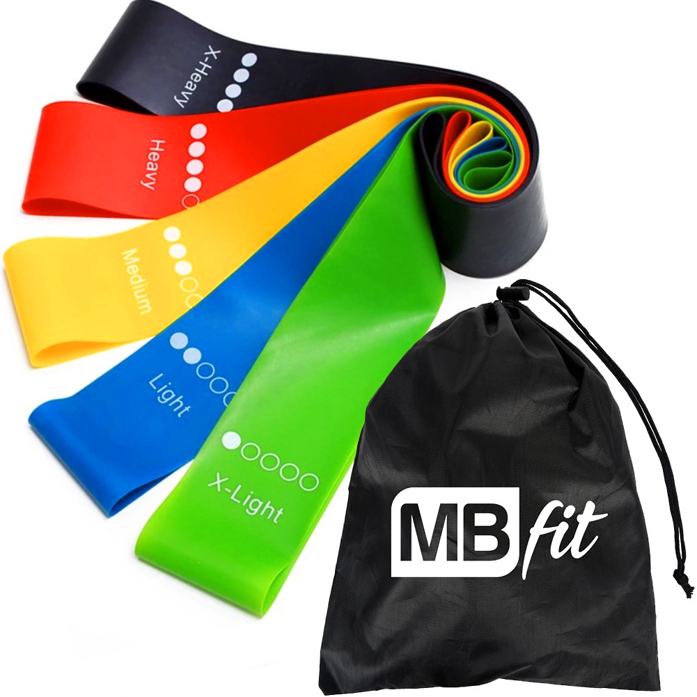 5 Mini Band Elastico Academia Fit Treino Funcional Exercício Shopee