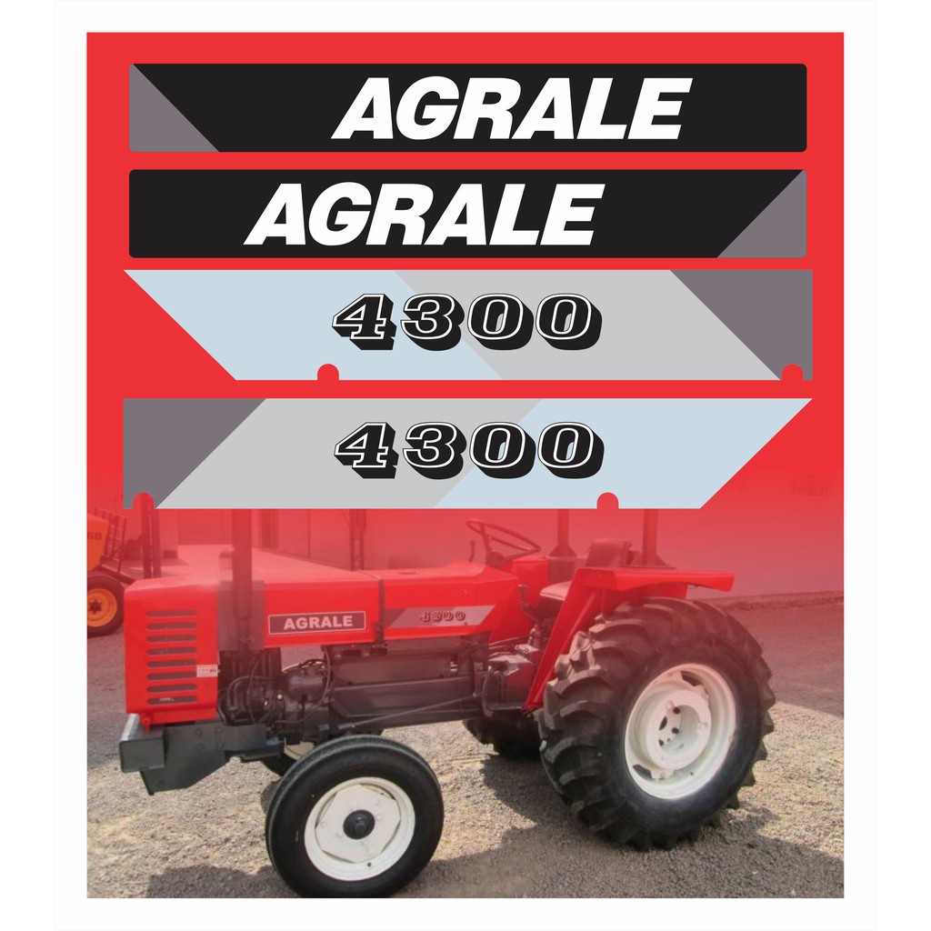 Kit Adesivos Trator Agrale 4300 Completo R787 Shopee Brasil