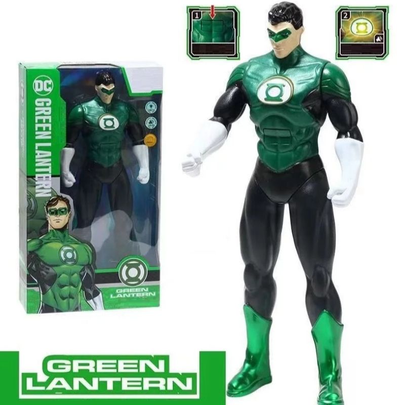 Boneco Action Figure Lanterna Verde Novos 52 Liga Da Justiça 30 cm