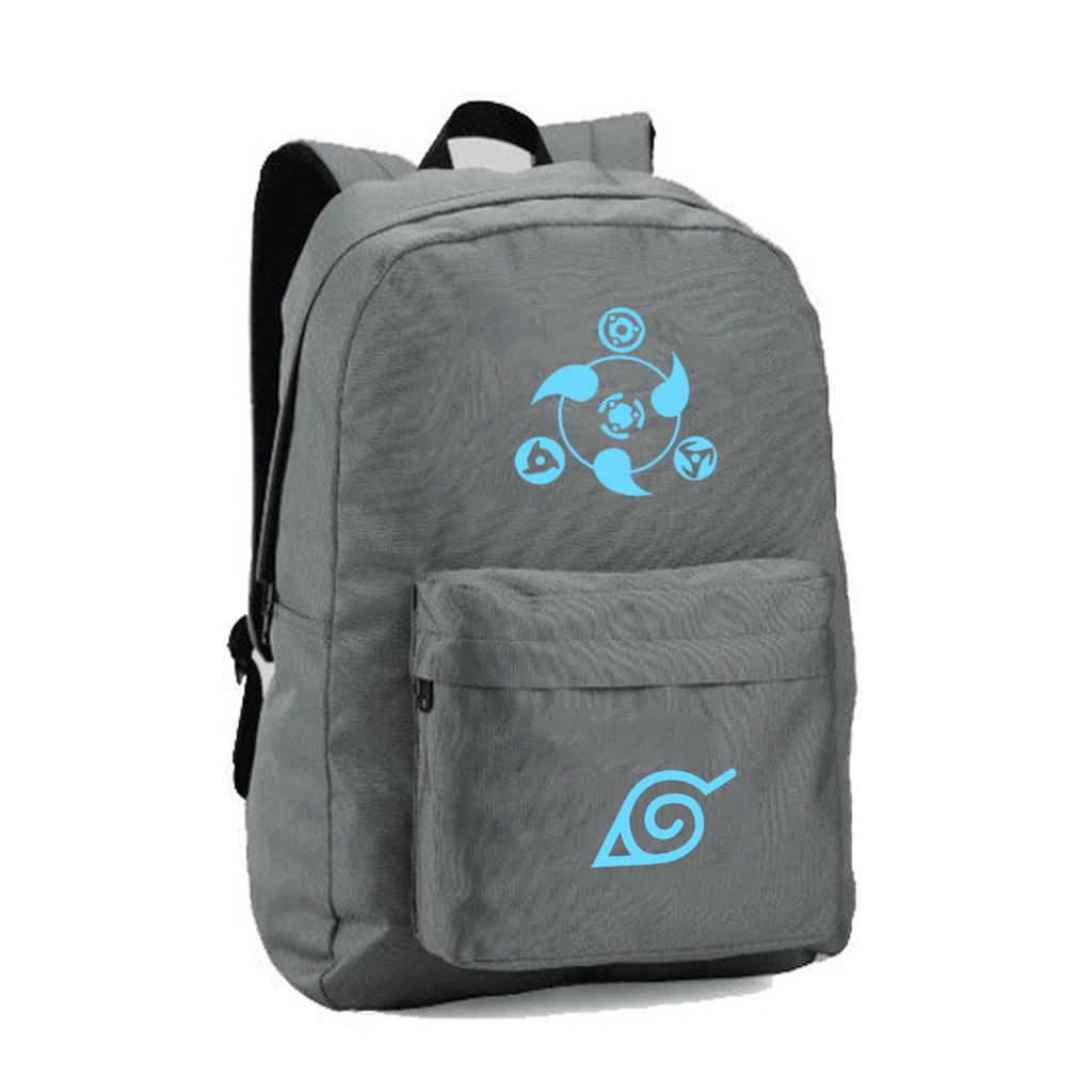 Mochila Naruto Uzumaki Bolsa Escolar Anime Sharingan Diversas Cores