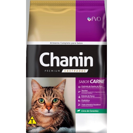 Ra O Chanin Sem Corantes Gato Castrado Kg Shopee Brasil