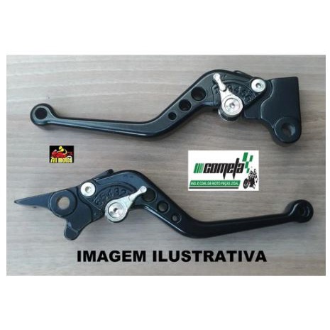 Manete Esportivo Regulagem Moto Honda Xre 300 Preto Shopee Brasil