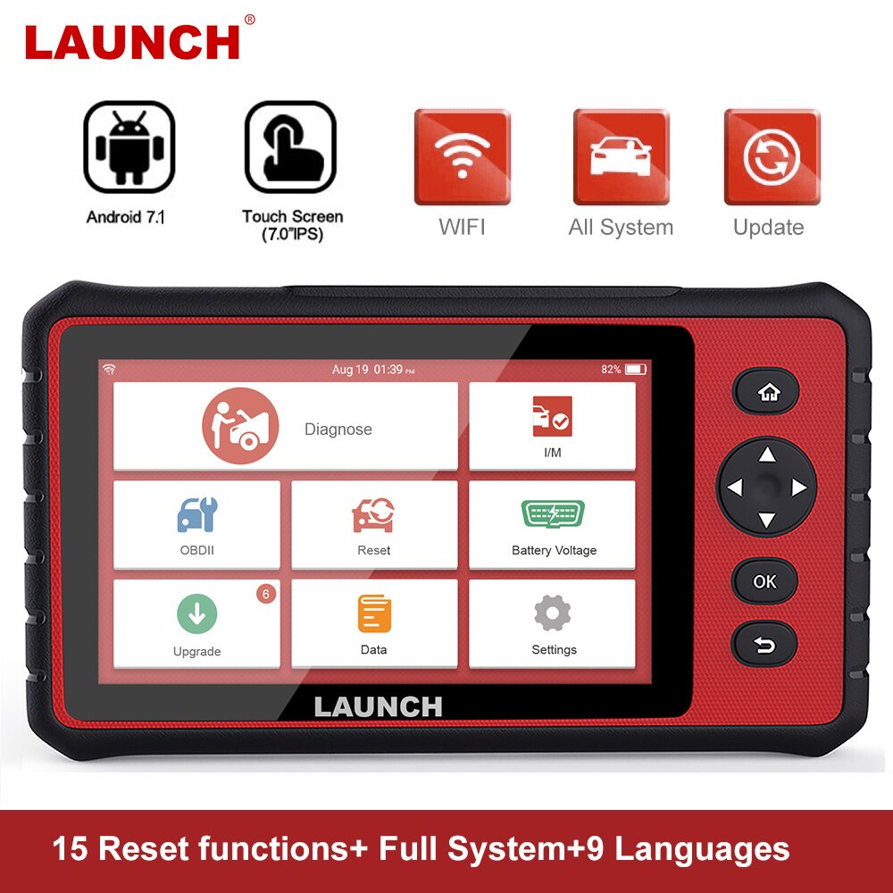 LAUNCH CRP909 OBD2 Leitor De Código De Sistema Completo Profissional De