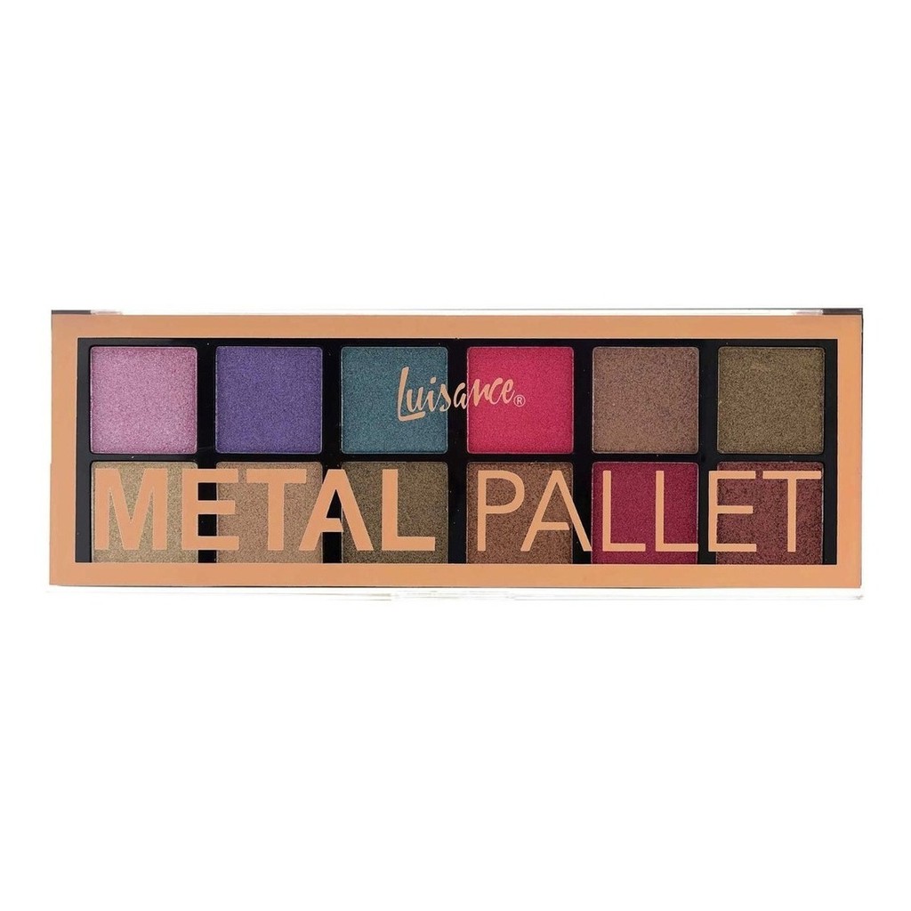 Paleta De Sombras Metalizadas Metal Pallet Luisance L Cor A Cores Shopee Brasil