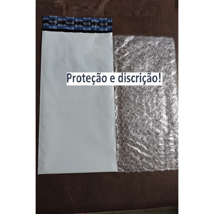 Envelope Pl Stico De Seguran A X Branco Lacre E Bolha Saco