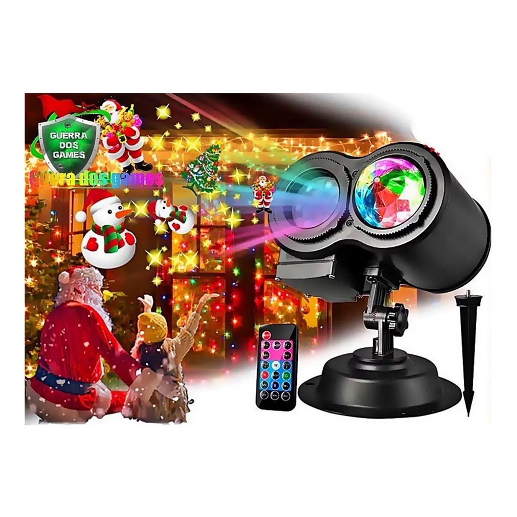 Projetor Natal Led Natalino Holografico Laser Espeto Jardim Shopee Brasil