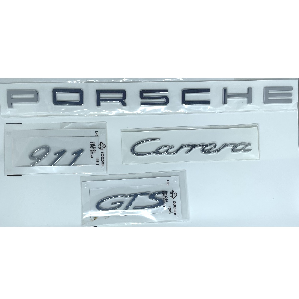 Emblema Letra Porsche 911 Carrera Gts Cromado Shopee Brasil