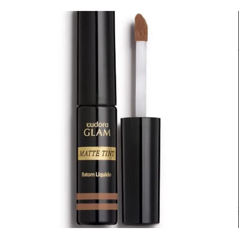 Batom Líquido Glam Matte Tint Nude Clássico 4ml Shopee Brasil